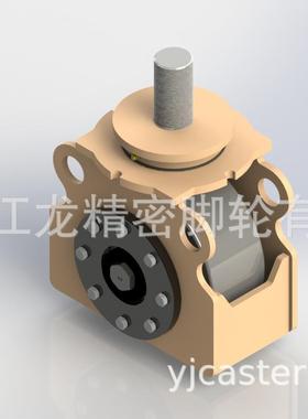 无偏心垂直超重型MC尼龙轮1.8吨MC尼龙180mm直径江龙脚轮精密脚轮