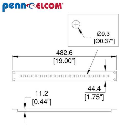 Penn Elcom 番尔康R1312/1UK 抽屉托架 服务器 网络机柜机柜配件