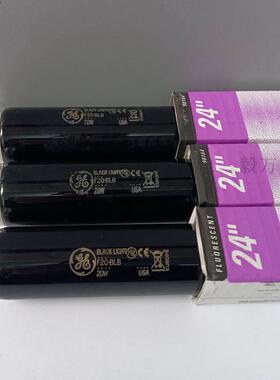GE紫光灯F20BLB旧型号F20T12/BLB黑色灯管20W对色灯箱UV灯管