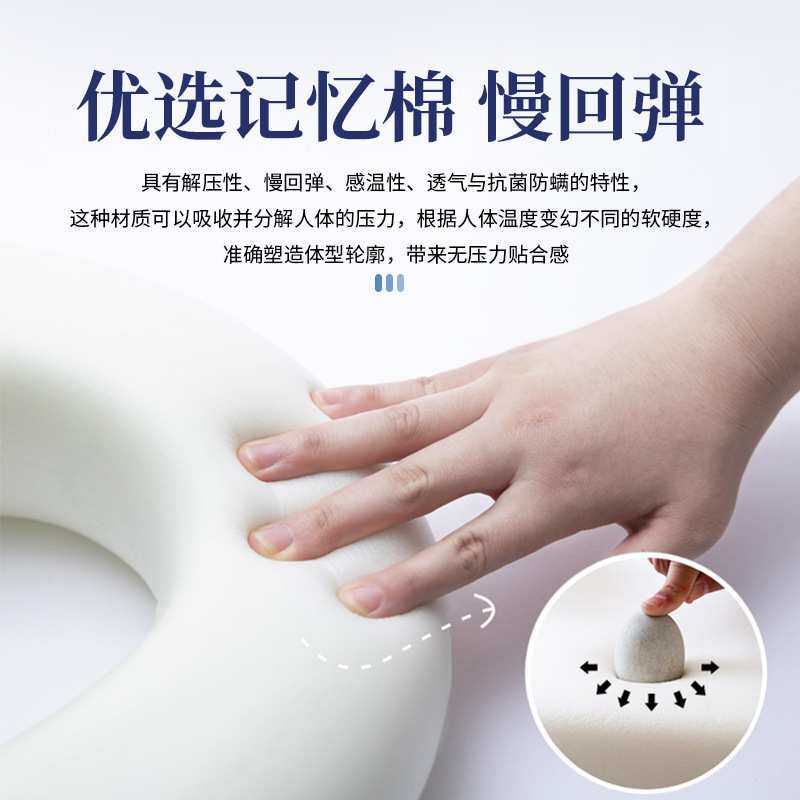 颈枕套装桑蚕丝航空旅行收纳护颈枕头商务办公睡眠护颈椎U型枕