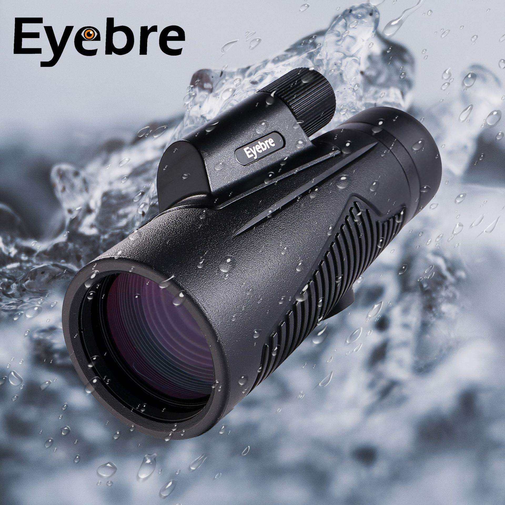 艾博睿12x50ED黑色单筒望远镜高清高倍手持便携式大目镜户外专用