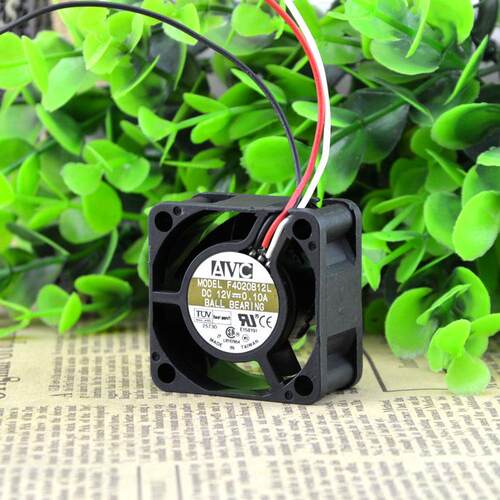 AVC F4020B12L 12V 0.10A 4CM 4020 3线 滚珠 服务器 风扇