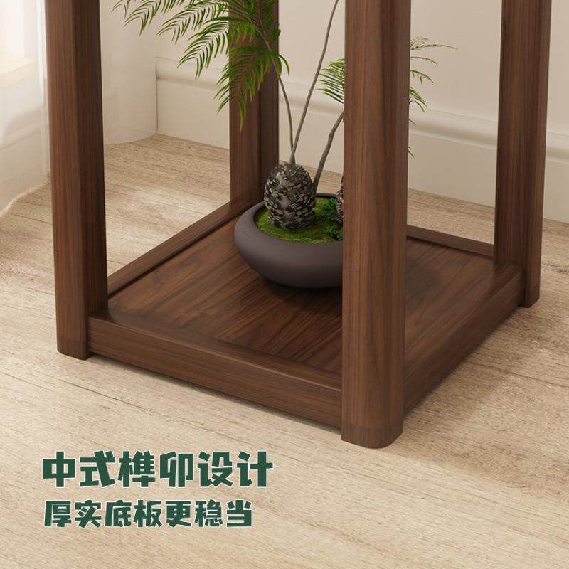 中式花架客厅多肉花盆架子实木落地式花台多层花几绿萝植物摆放架