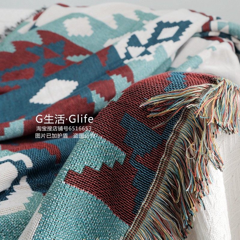 土耳其kilim民族风线毯编织双面全包沙发罩巾桌布装饰多用盖毯,居家布艺,沙发垫,淘宝优惠券,粉丝福利购,淘宝优惠卷