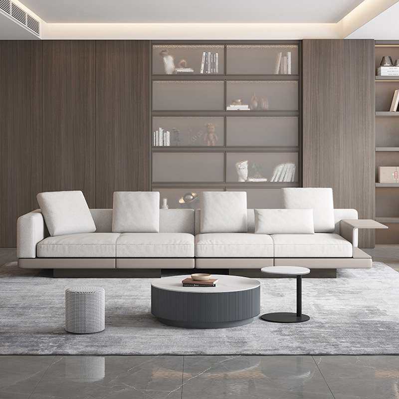 简约现代意式极简高端康纳利棉麻布艺沙发客厅2022年设计师新款