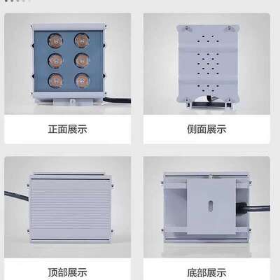 led户外防水壁灯洗墙灯别墅外墙灯庭院阳台园林过道上下双头射灯