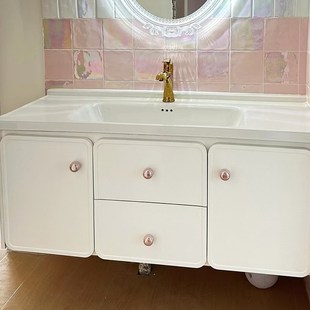 新款法式衣柜拉手简约糖果现代奶油风衣橱柜柜子抽屉柜门把手大全