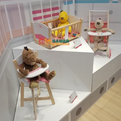 过家家儿童玩具小床娃娃小推车幼儿园宝宝角色扮演游戏玩偶摇床