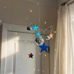 阳光捕手迪斯科球挂饰空中吊饰悬挂装饰房间装饰客厅装饰摆件创意