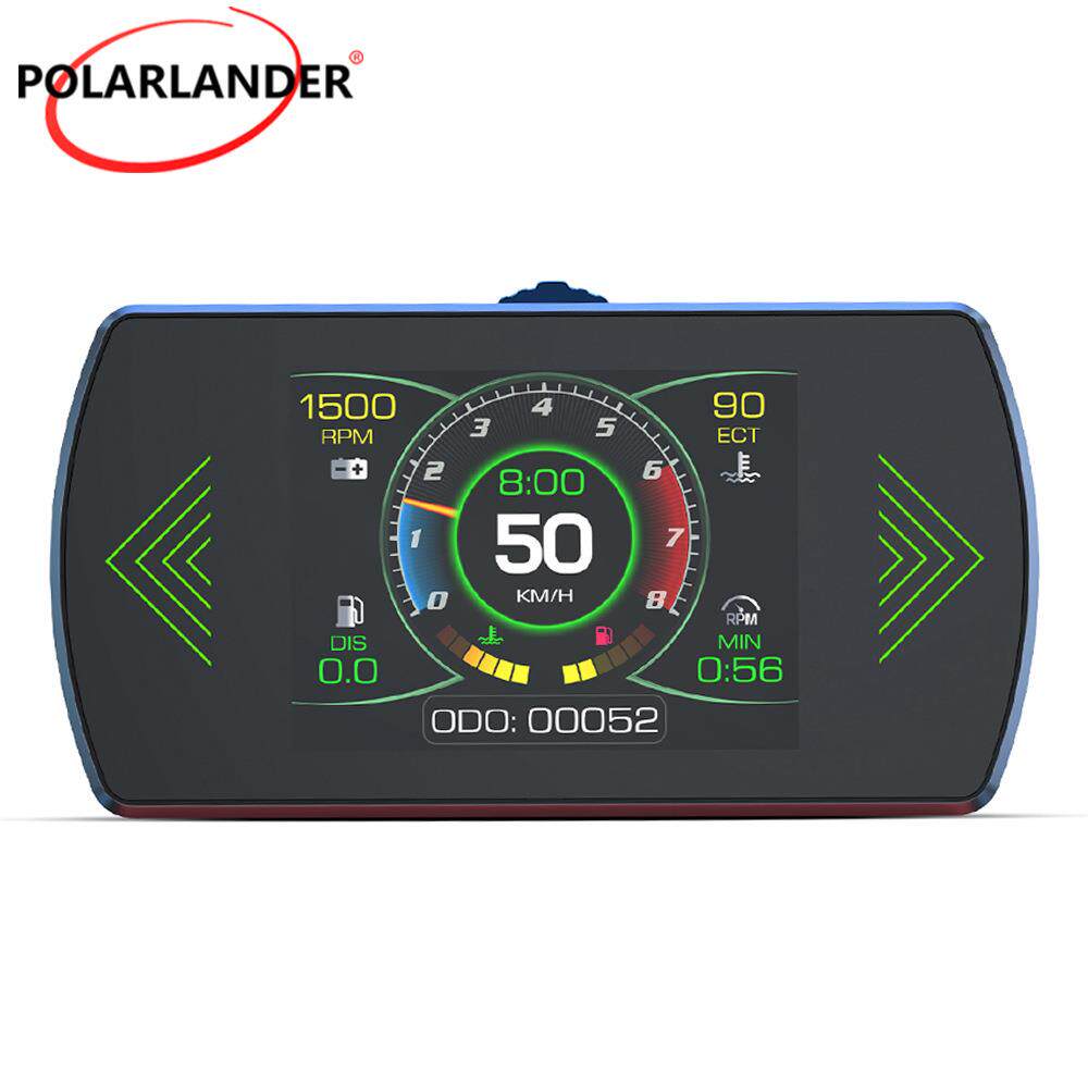 P12车载4.3in抬头显示器OBD2系统智能行车电脑 SZWY-4C3P12R210