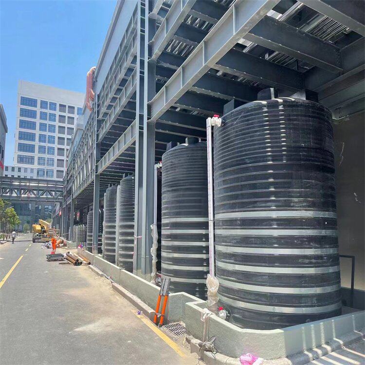 15吨塑料水塔滚塑一体成型塑料储罐聚羧酸外加剂母液化工桶