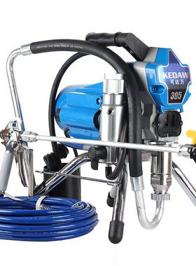 495电动高压无气喷涂机乳胶漆涂料油漆喷漆机110V220V内外墙柱塞