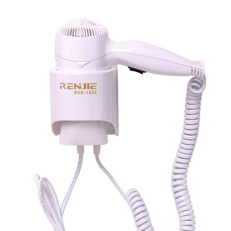 人杰RCE-1200W 专业壁挂式吹风机挂壁式电吹风酒店宾馆风筒