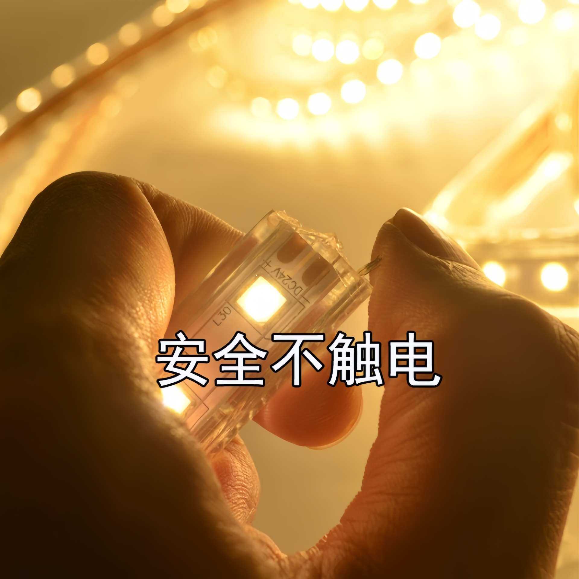 安全防水灯带无压降最长80米户外柔性工程隧道36V安全24VLED灯带