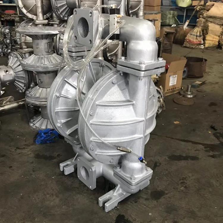 QBK_80铝合金粉尘泵气动隔膜泵qby12v高压水泵机械设备液体增压泵