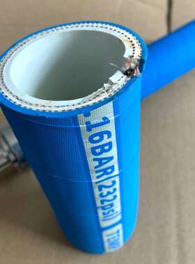 GREATFLEX蓝色耐热耐磨耐油耐高温软管喷砂橡胶管6分1 寸RN40