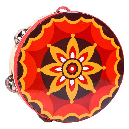 汉服拍照外景道具铃鼓古风中国风唐宋风敦煌风手鼓带飘带流苏配饰