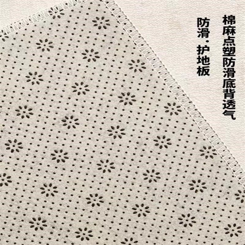 黑色可爱圆煤球客厅创意圆形地毯卧室床边防滑防尘黑色眼睛地毯子