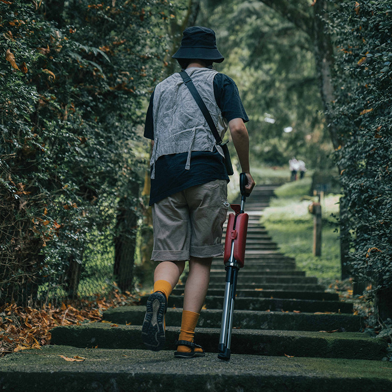 新款TA DA 台达椅随身椅户外露营折叠椅便携式钓鱼椅拐杖椅拐杖凳