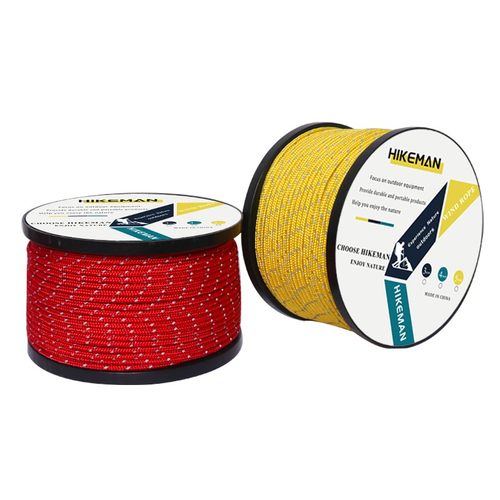 户外加粗帐篷防风绳50米5mm反光天幕地钉固定拉绳晾衣绳野营配件