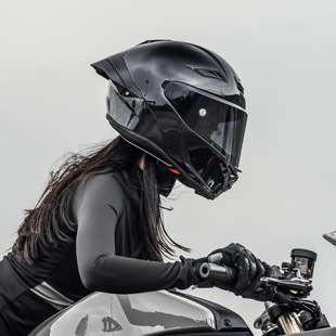 gsb安全帽男碳纤维大尾翼机车全盔女机车彷赛覆古玻璃纤维安全帽r