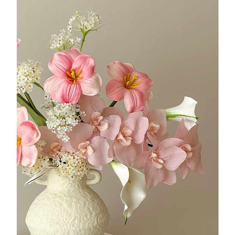 法式假花仿真花摆设花瓶摆件客厅插花花束结婚手捧花花艺干花装饰