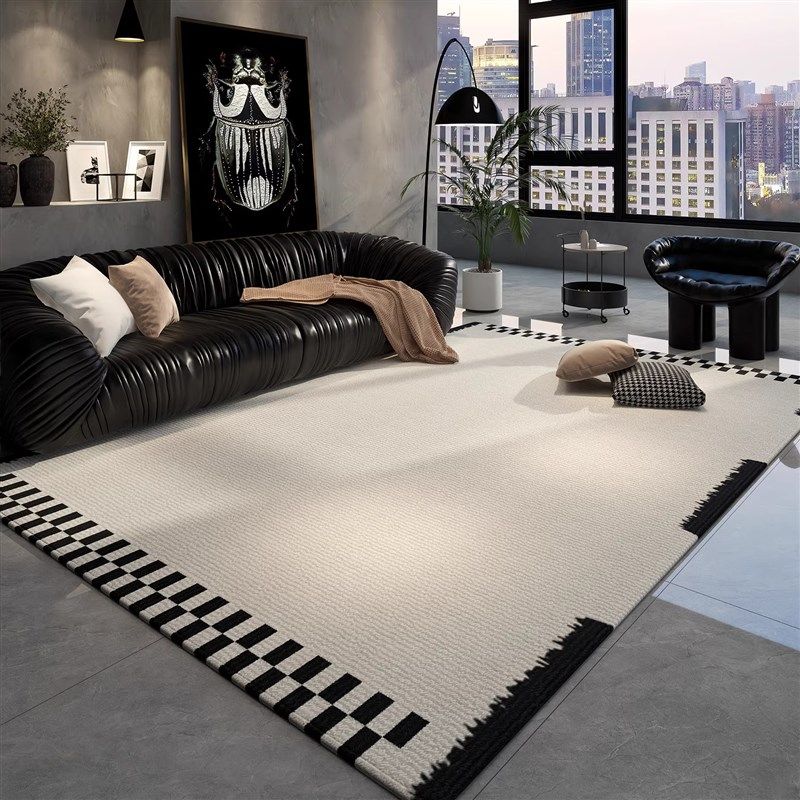 2025新款奶油风客厅地毯卧室防滑床边毯家用沙发茶几地垫可裁剪,居家布艺,地毯,淘宝优惠券,粉丝福利购,淘宝优惠卷