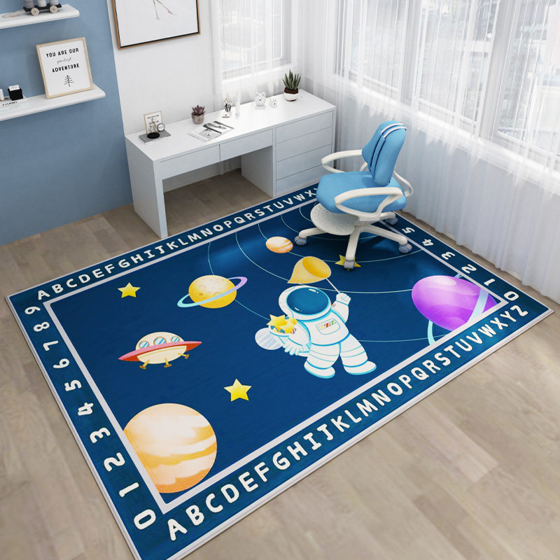 儿童地毯阅读区电脑椅子防滑地垫书房书桌学习桌客厅卧室床边垫子,居家布艺,地毯,淘宝优惠券,粉丝福利购,淘宝优惠卷