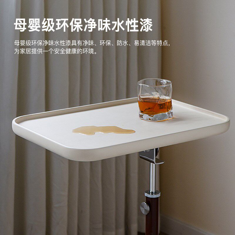 笔欧可升降书桌家用移动沙旋边几北记本电脑桌折叠桌发转床边桌子
