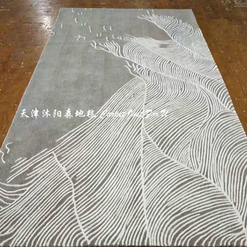 来图定制中高制腈纶羊毛地毯全屋定迎满铺工程地毯各种端宾地毯