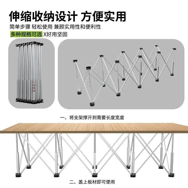 蜘蛛腿工作台木工支架可折叠伸缩木板岩板多功能铝合金切割操作台