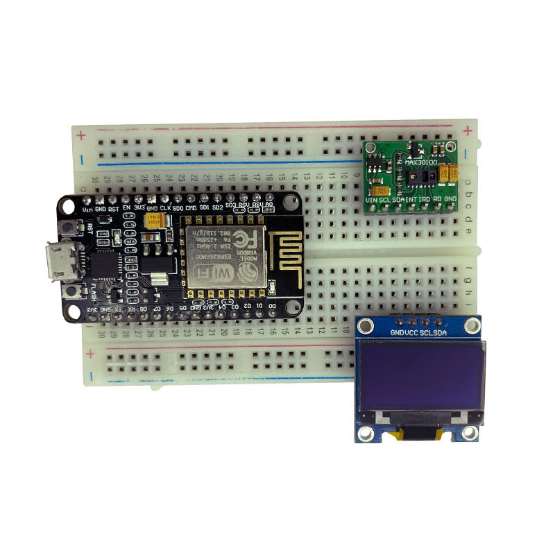 MAX30100氧血心率传感器模块开发模示套件max30102血氧传感器显块