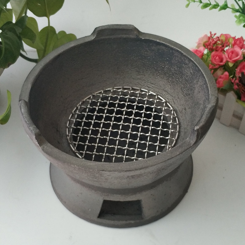 碳炉子港式木炭打锅煲火边炉黑砂炉小炭炉老式陶土内用室家烧烤炉