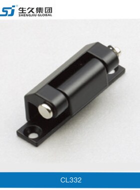 生久柜锁CL332 SJ/锌合金隐藏式工业设备门铰链机箱机柜门合页