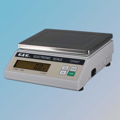 常熟双杰电子天平T2000Y 2000g0.5g(电子秤电子称)