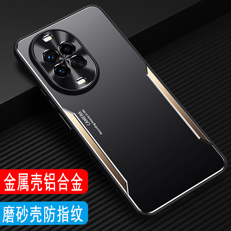 适用于华为nova14手机壳金属壳镜头保护套nova14Pro外壳全包软硅胶套14ultra磨砂壳铝合金后壳防摔商务男士款