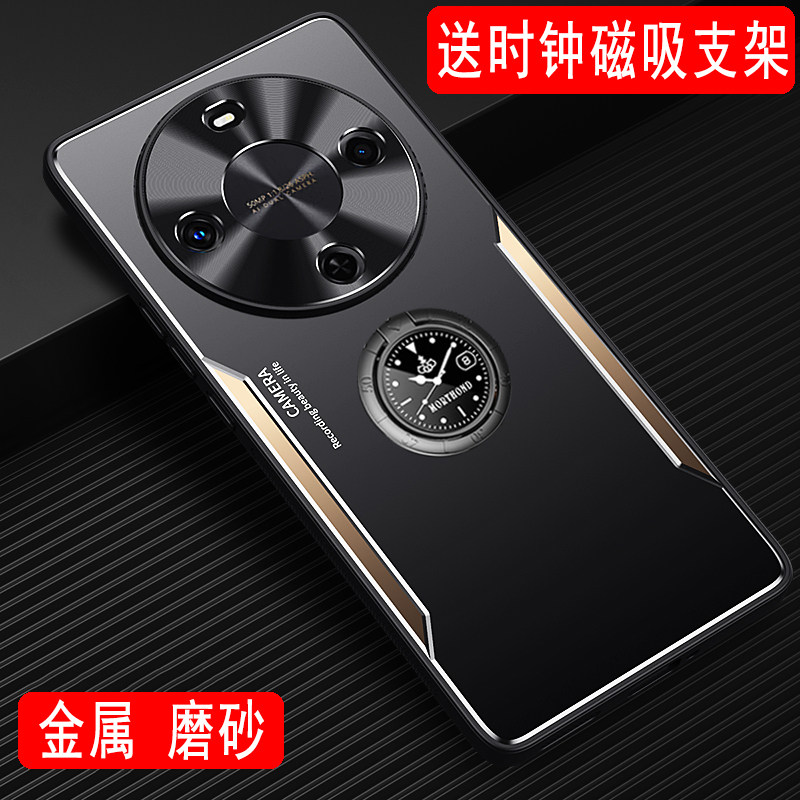 适用于华为畅享70X手机壳金属外壳70X活力版保护套BRE-AL80磨砂壳尊享带磁吸指环支架全包软硅胶壳防摔保护壳
