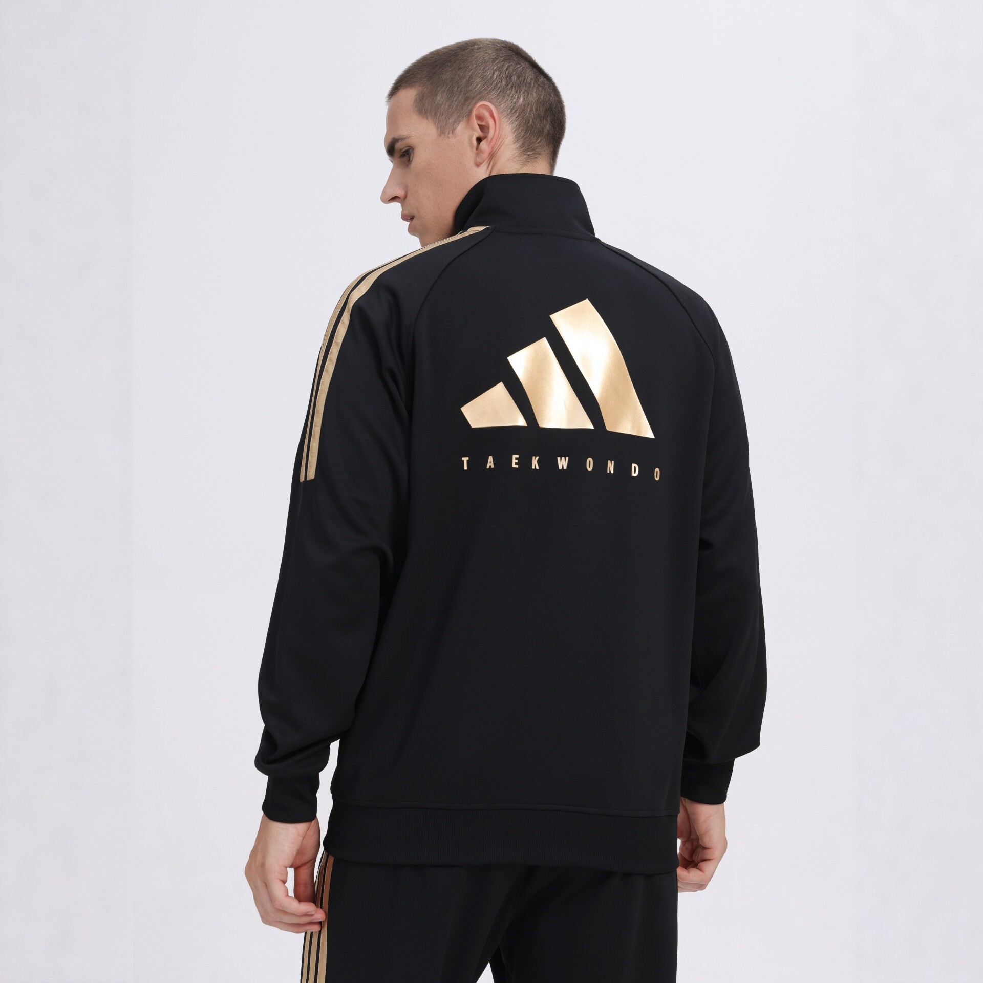 Adidas/阿迪达斯夹克外套男士运动休闲风男生秋季穿搭立领印花图片