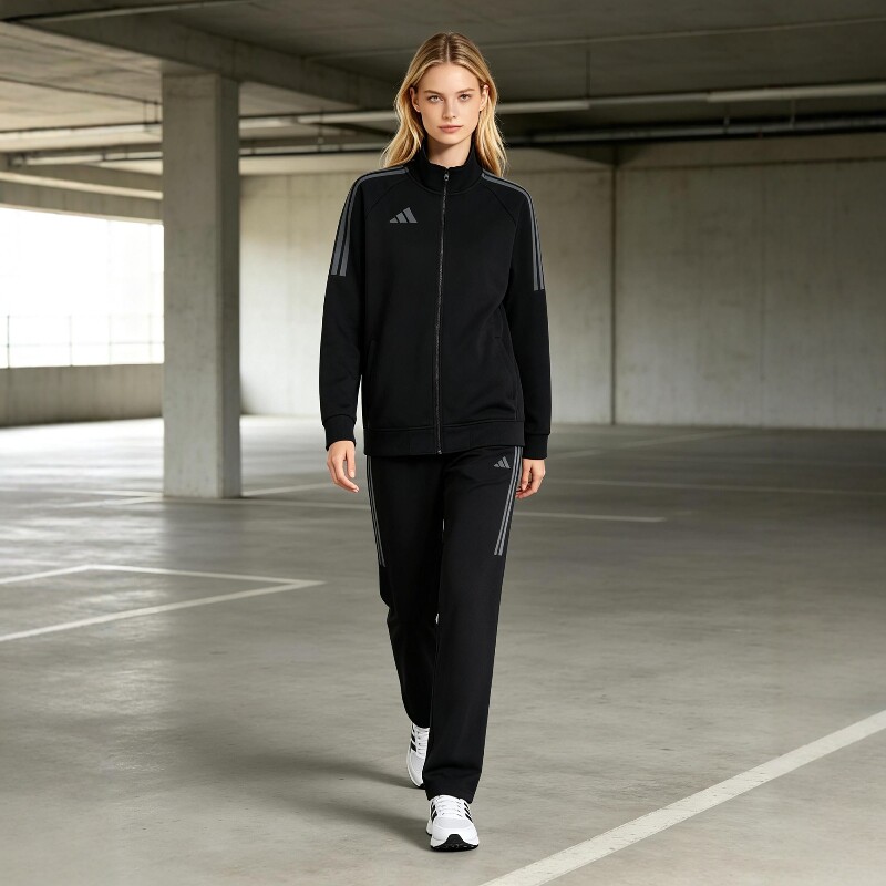 Adidas/阿迪达斯情侣装套装一整套全身运动套装外套裤子两件套