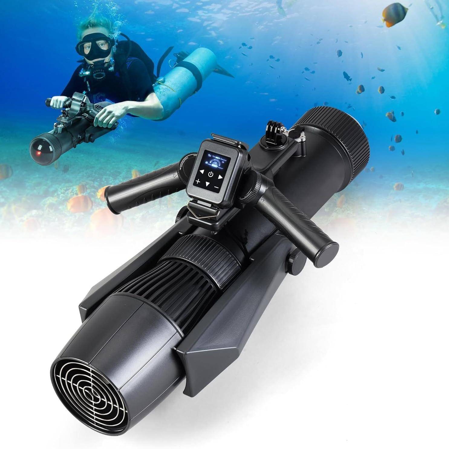 水下推进器潜水把手浆版助推器皮划艇船用装备强劲动力冲浪潜水