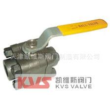 厂家供应三片式锻钢球阀10/16