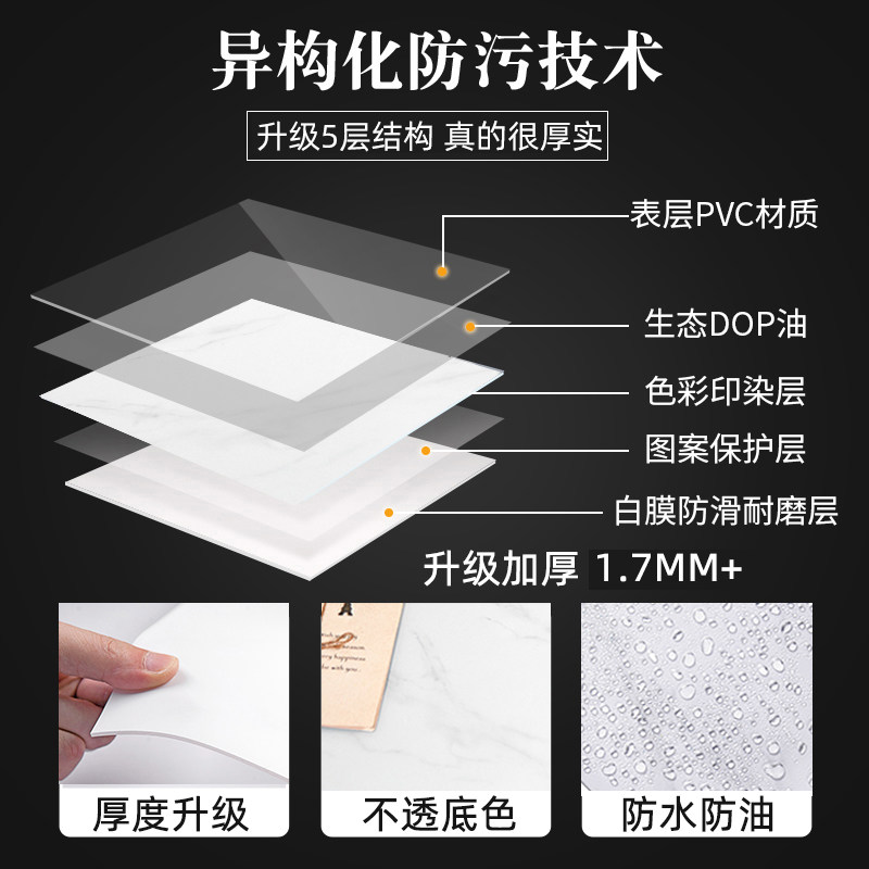 防用大理桌纹茶几桌垫防水防油家烫免洗桌布餐石垫台垫桌面保护垫