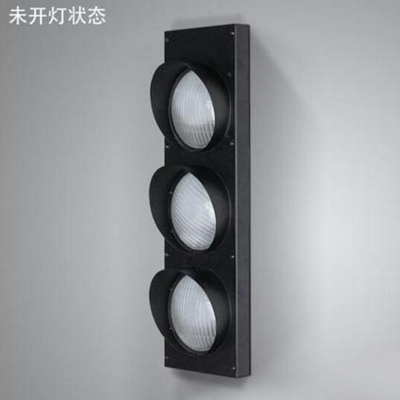 复古个业风壁灯餐厅咖啡厅酒吧过道创饰装意工性儿童房墙灯红绿灯