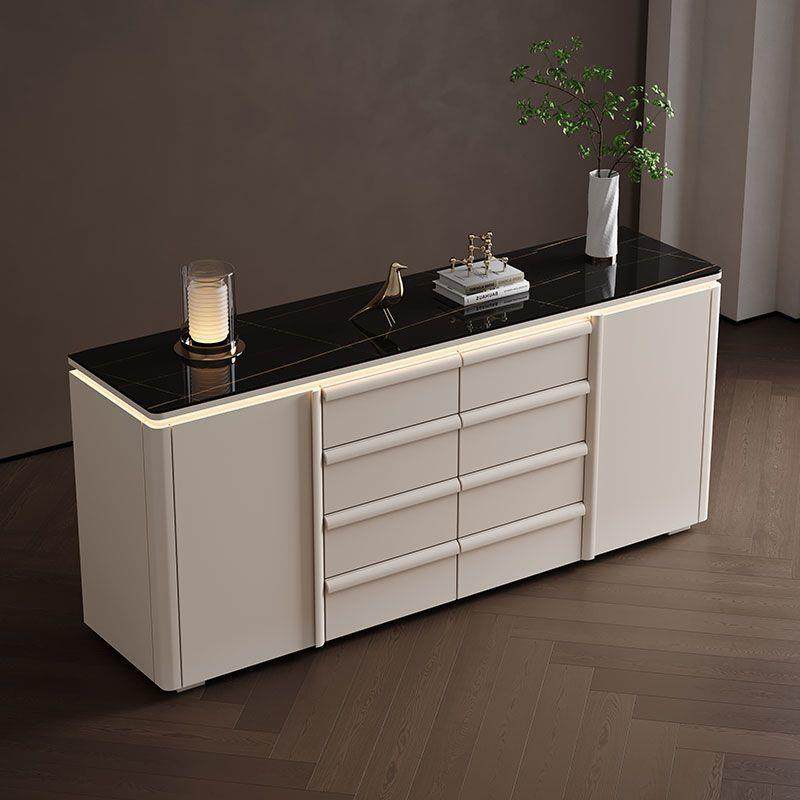 高端实木烤漆斗柜轻奢餐边柜落地电视柜卧室床尾柜客厅边柜大容量