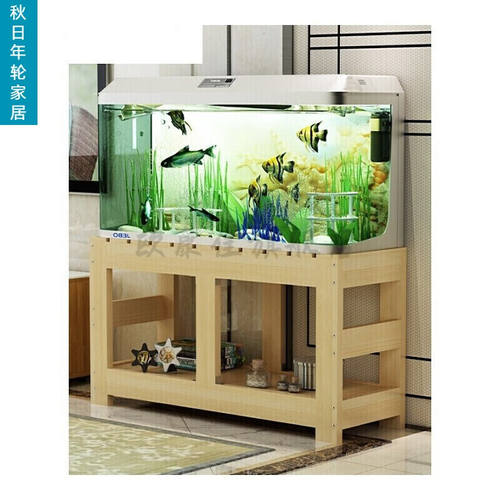 家具鱼缸架实木鱼缸底柜底架底座松木草缸鱼缸架子定做水族箱榫卯