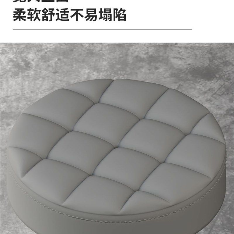 新款升降防爆旋转滑轮大工椅子美容凳子靠背理发美发美甲按摩圆凳