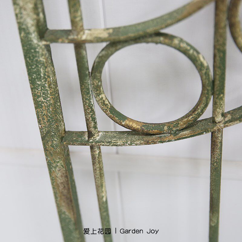 花园丨花园墨货 铁艺花架爬藤做旧工艺栅 栏杂绿长矛花架铁门
