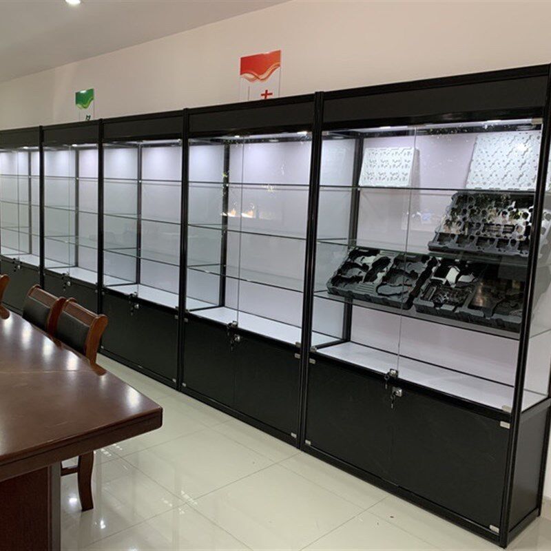 手璃展示柜玻办汽型模车产品展示柜药房玻璃柜台礼品货架陈列柜