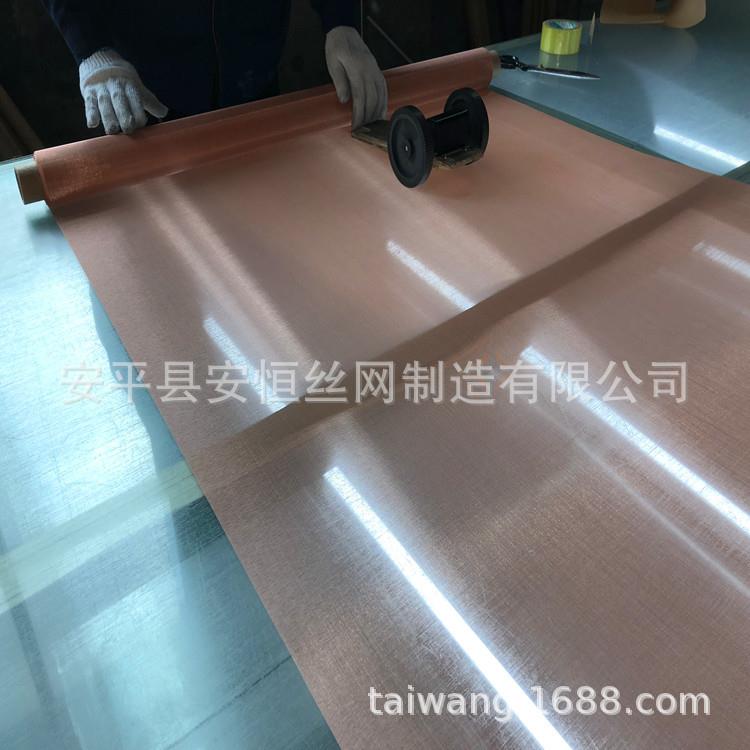 铝粉筛选用磷铜网 350目*0.03mm磷铜丝编织网 耐磨磷铜筛网
