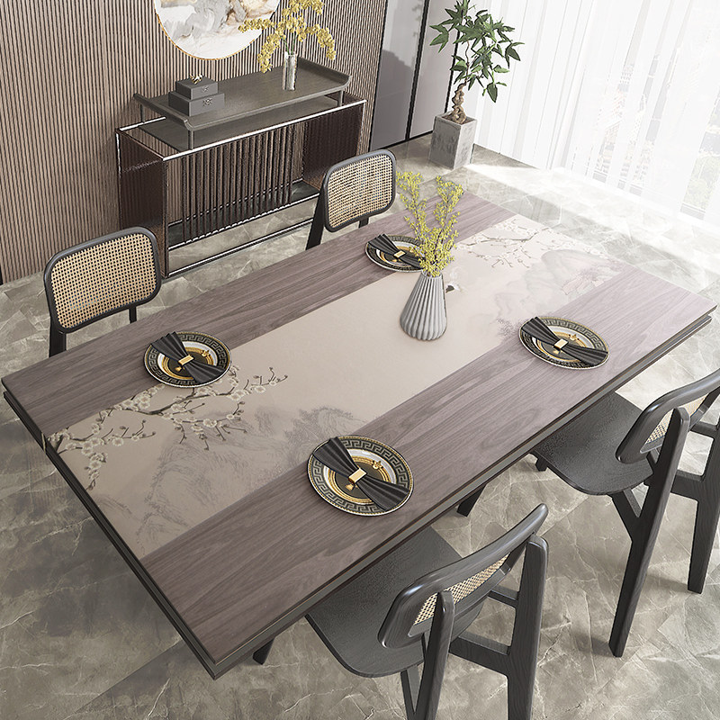 【皮革桌垫】防水防油桌子垫布防烫餐桌垫防污茶几垫防尘电视柜垫